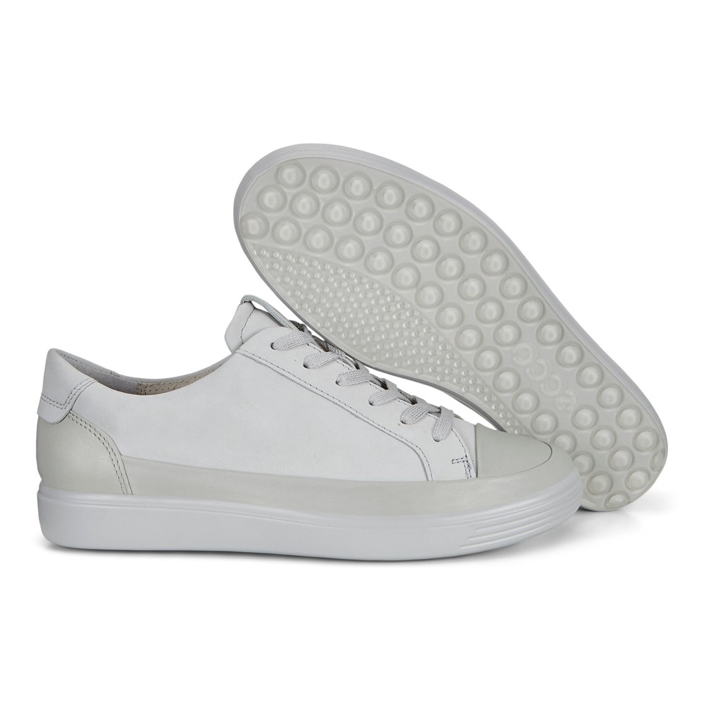 ECCO Sneakersy Damskie - Soft 7 - Białe - YKSXCM-256